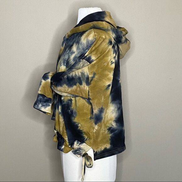BLANK NYC Split Drawstring Hem Tie Dye Pullover Hoody Gotta Be You Size Large - Picture 7 of 9